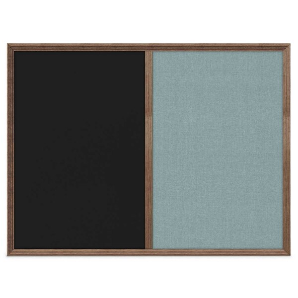 Enclosed Corkboard, 1 Door, 72"x36", 4" Fra